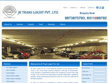 Tablet Screenshot of delhicartransport.com